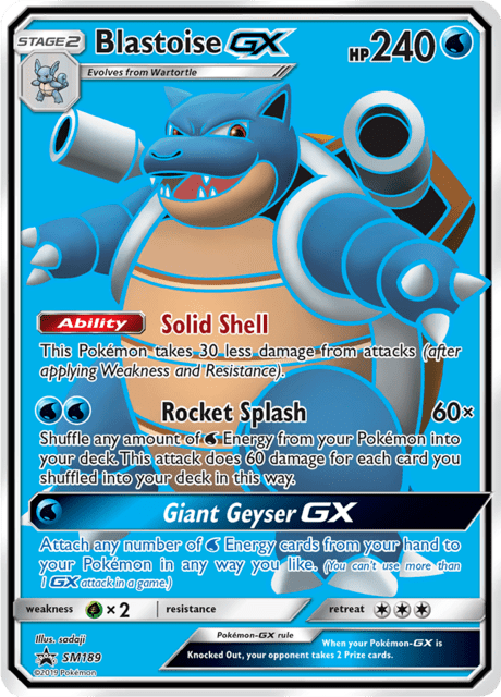 Pokemon Card - Blastoise GX
